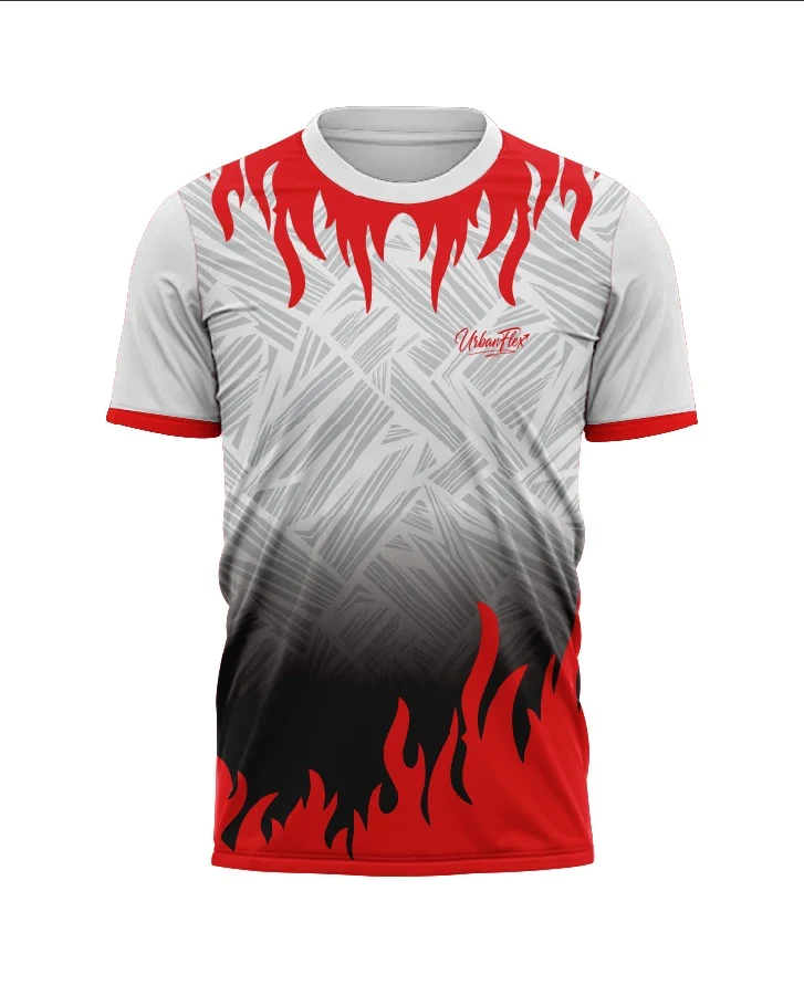 Men's Flame Graphic T-Shirt (S)